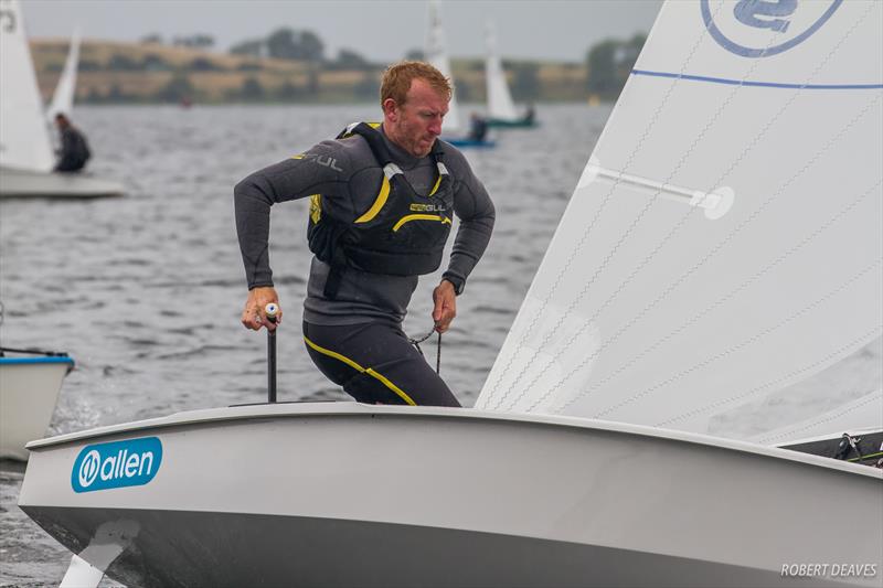 OK Dinghy European Championship practice race photo copyright Robert Deaves taken at  and featuring the OK class