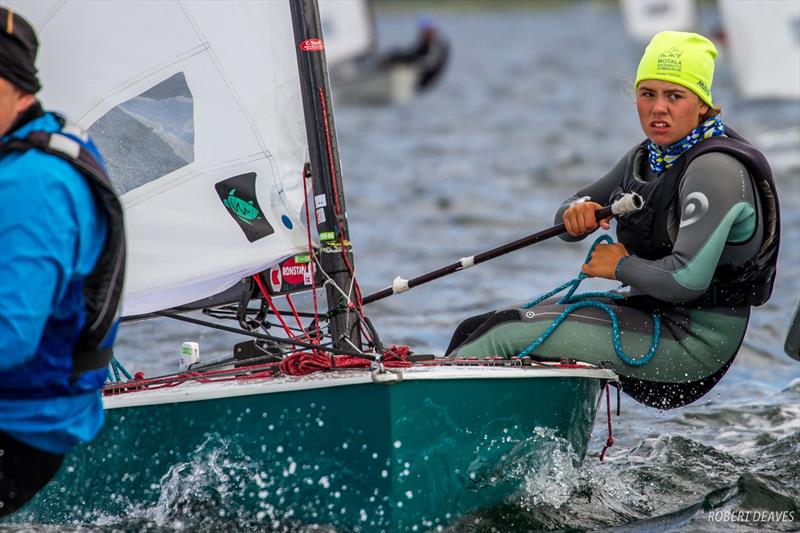 Maja Hansson-Mild wins First Lady at the OK Dinghy European Championship photo copyright Robert Deaves taken at  and featuring the OK class