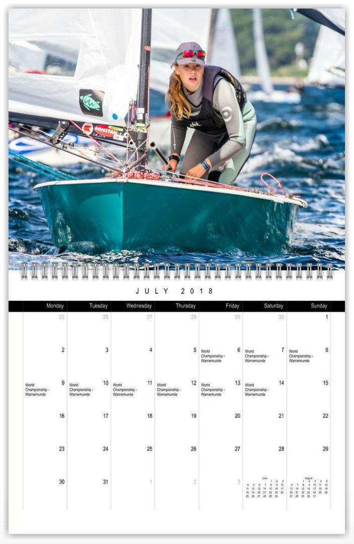 2018 OK Dinghy Calendar photo copyright Robert Deaves taken at  and featuring the OK class