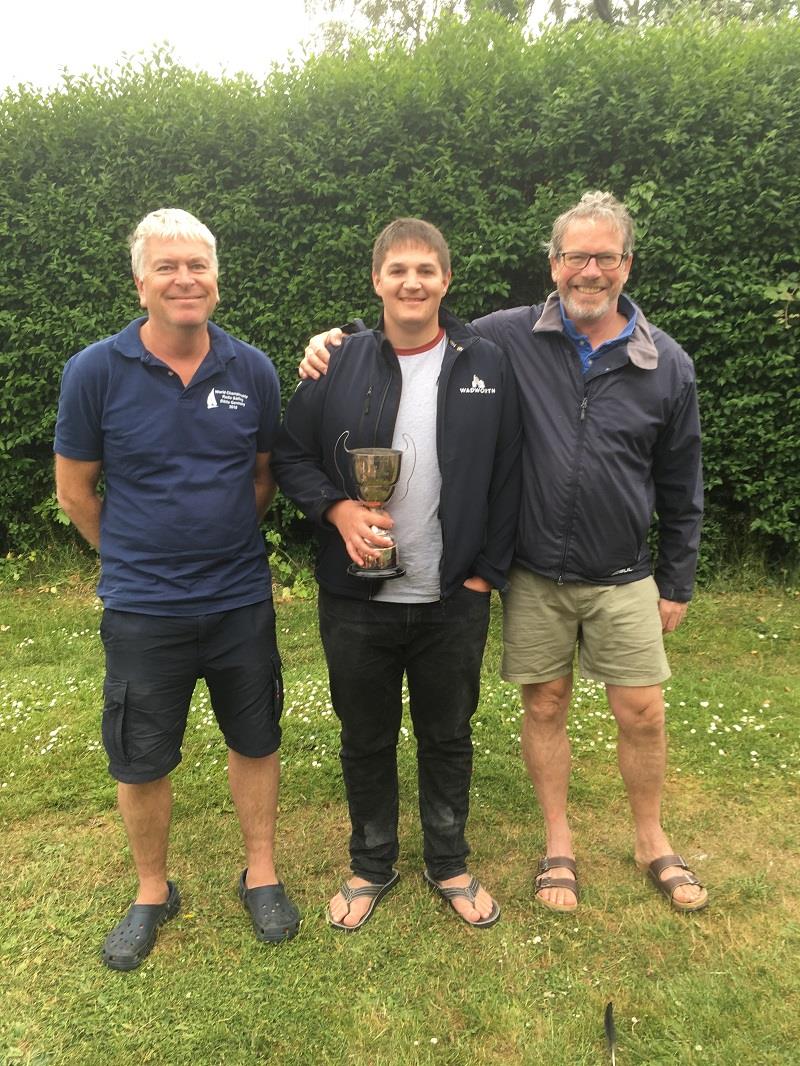 OK North Sails Series at Overy Staithe (l-r) Duncan Ellis, Richard Burton, Simon Cowood photo copyright Rodney Tidd taken at Overy Staithe Sailing Club and featuring the OK class