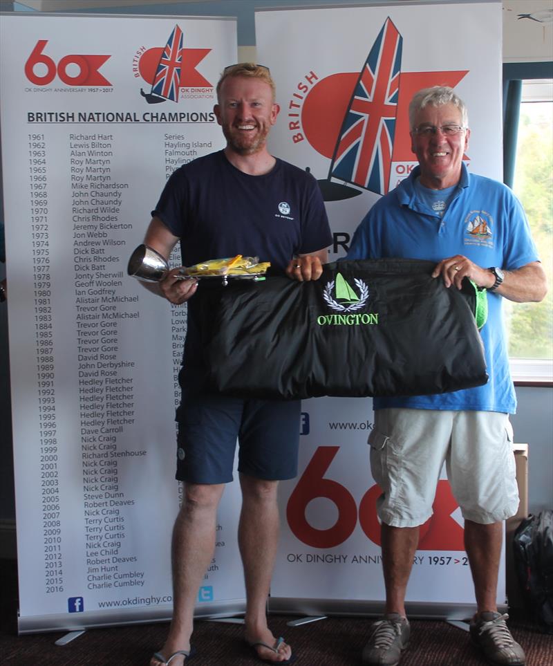 Charlie Cumbley wins the International OK Dinghy UK Nationals at Brixham photo copyright Mary Reddyhoff taken at Brixham Yacht Club and featuring the OK class