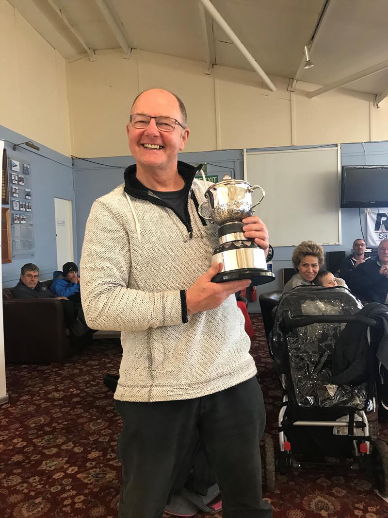 Keith Byers, OK Dinghy Travellers Trophy winner during the OK End of Season Championship at Burton photo copyright Karen Robertson taken at Burton Sailing Club and featuring the OK class