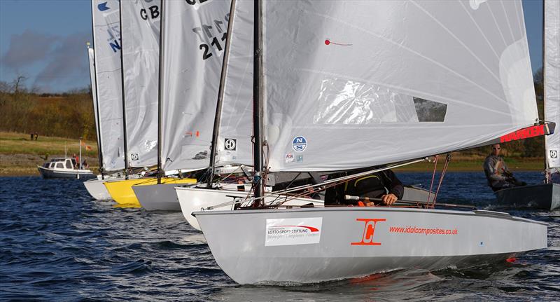 Line 'em up photo copyright Kevan Bloor taken at Northampton Sailing Club and featuring the OK class