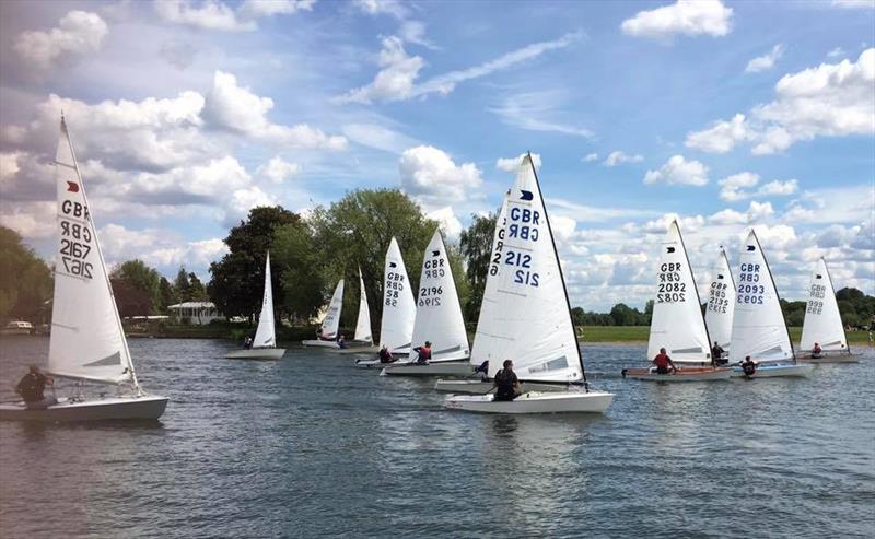 OK River Championship at Bourne End Week photo copyright Hugh Myers taken at Upper Thames Sailing Club and featuring the OK class