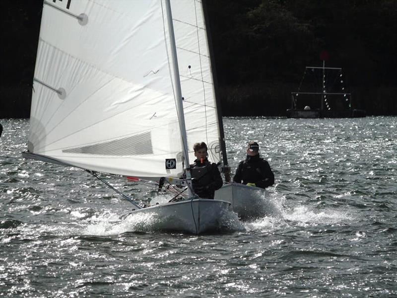 Ollie Goodhead chasing Tom Temple during the South Staffs OK Open - photo © SSSC