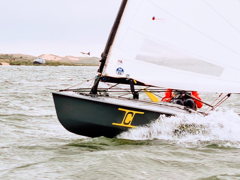 Simon Turner during the Overy Staithe OK Open photo copyright WiIl Turner taken at Overy Staithe Sailing Club and featuring the OK class