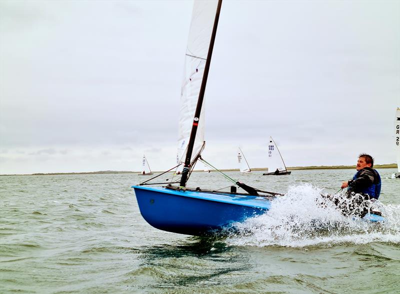 Richard Burton during the Overy Staithe OK Open photo copyright WiIl Turner taken at Overy Staithe Sailing Club and featuring the OK class