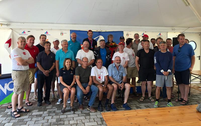 2021 OK Dinghy International Regatta competitors photo copyright Emilio Santinelli / Circolo Vela Arco taken at Circolo Vela Arco and featuring the OK class