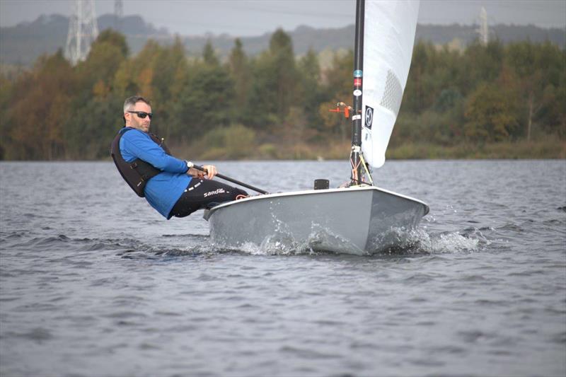 Ed Bradburn finishes 3rd in the Allen 2021 OK Inlands at Chase photo copyright Beth Tate taken at Chase Sailing Club and featuring the OK class