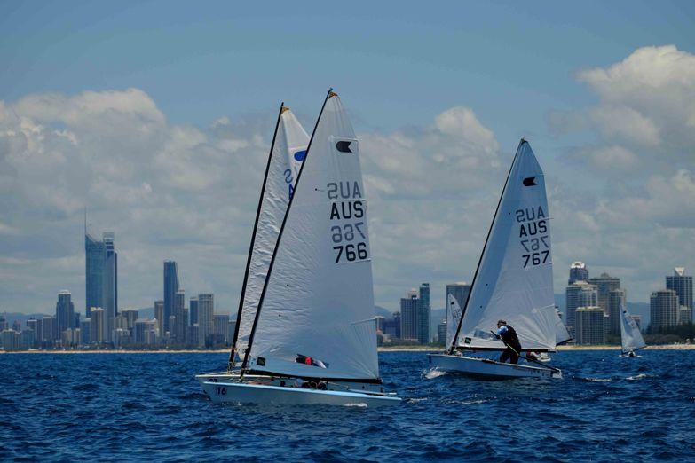 Day 2 - International OK Dinghy Australian Nationals at Southport Yacht Club photo copyright Southport Yacht Club taken at  and featuring the OK class