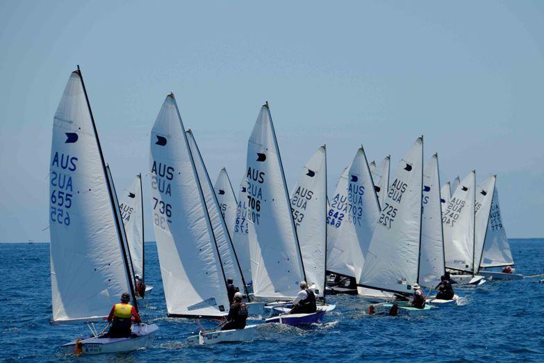 Race QS registering 25.5 knots – International OK Dinghy National Championships photo copyright Southport Yacht Club taken at  and featuring the OK class