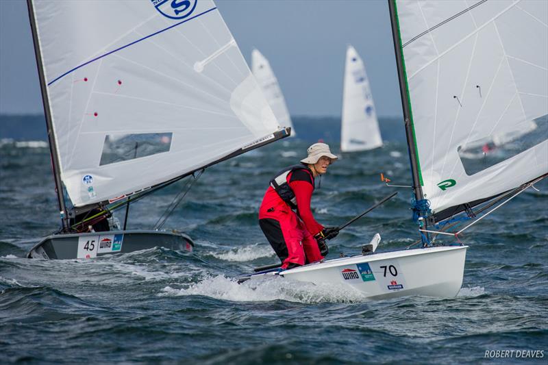 Lars Johan Brodtkorb on day 1 of the OK Dinghy World Championship - photo © Robert Deaves