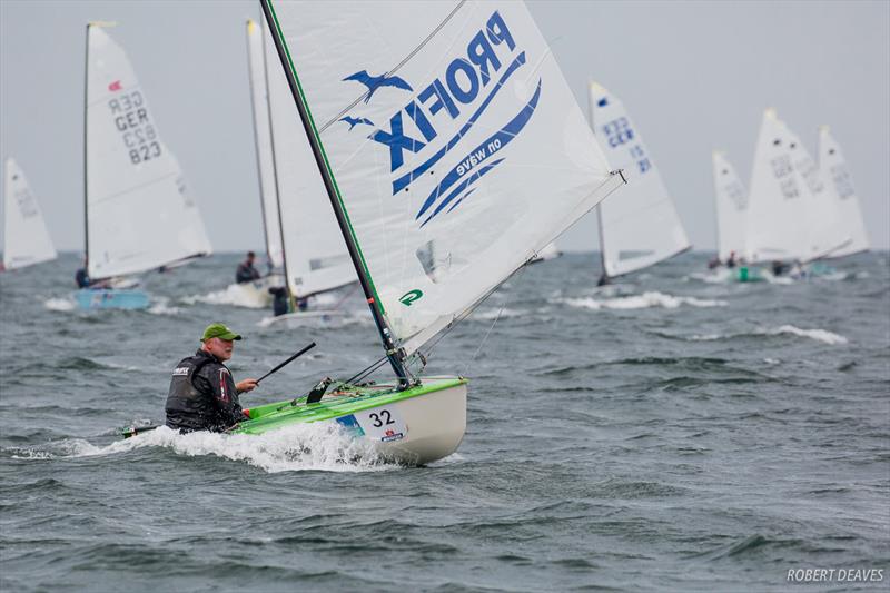 Pawel Pawlaczyk on day 4 of the OK Dinghy World Championship photo copyright Robert Deaves taken at  and featuring the OK class