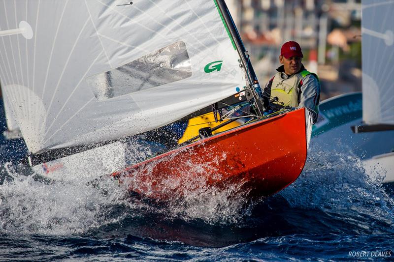 Andreas Pich - 2018 OK Dinghy European Championship - Day 1 - photo © Robert Deaves