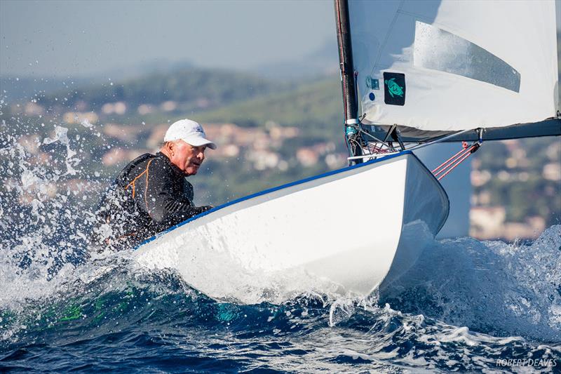 Rod Davis - 2018 OK Dinghy European Championship - Day 3 - photo © Robert Deaves