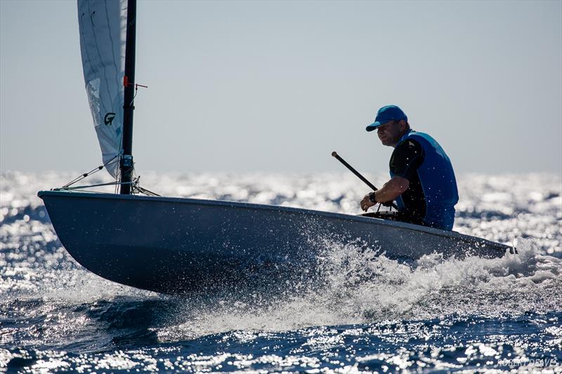 Tomasz Gaj - 2018 OK Dinghy European Championship - Day 3 photo copyright Robert Deaves taken at  and featuring the OK class