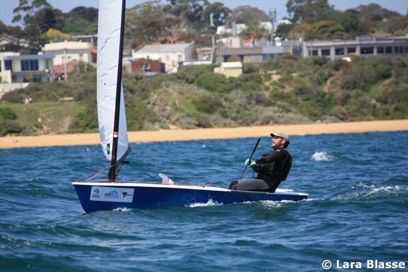 Race 6 winner, Mark Jackson - Australian OK Dinghy Nationals photo copyright Lara Blasse taken at  and featuring the OK class