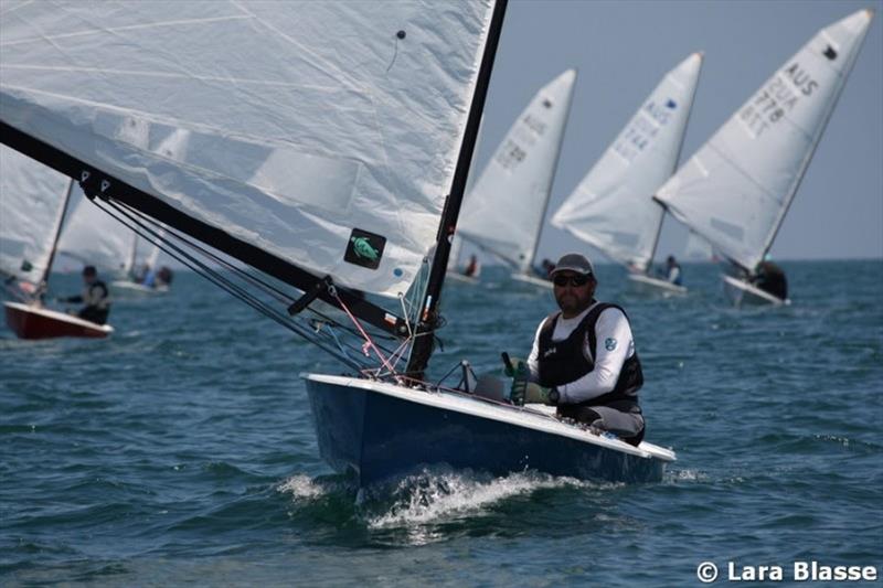 Mark Jackson, second overall - Australian OK Dinghy Nationals, Final Day photo copyright Lara Blasse taken at  and featuring the OK class