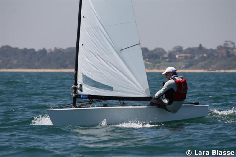 Brent Williams, third overall - Australian OK Dinghy Nationals, Final Day photo copyright Lara Blasse taken at  and featuring the OK class