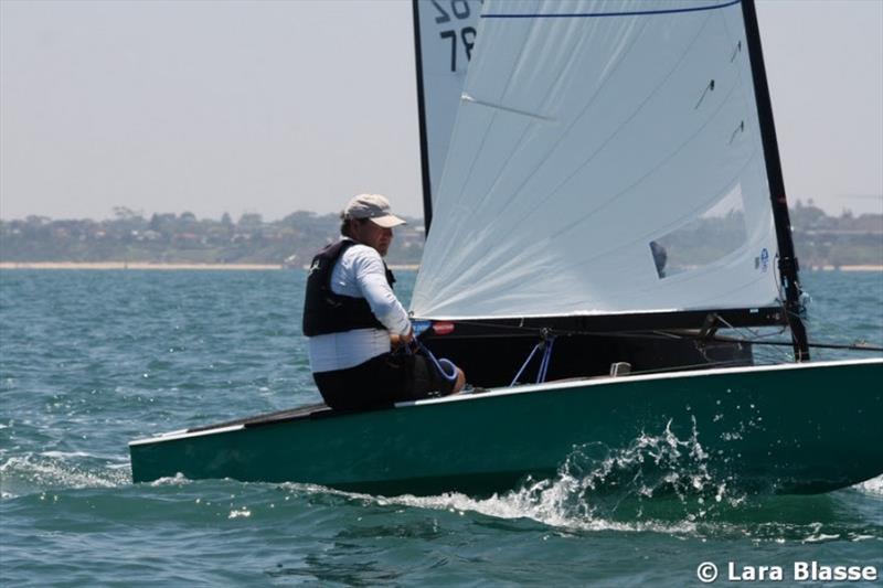 Roger Blasse, 2019 Australian OK Dinghy National Champion photo copyright Lara Blasse taken at  and featuring the OK class