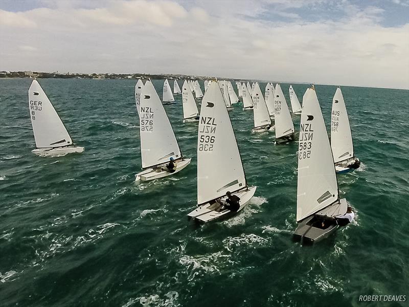83 boats entered for the New Zealand Nationals 2019 photo copyright Robert Deaves taken at Wakatere Boating Club and featuring the OK class