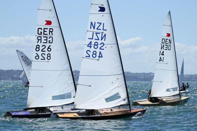 Leg 4 - Symonite OK World Championships - Day 1, February 10, 2019 photo copyright Richard Gladwell taken at Wakatere Boating Club and featuring the OK class