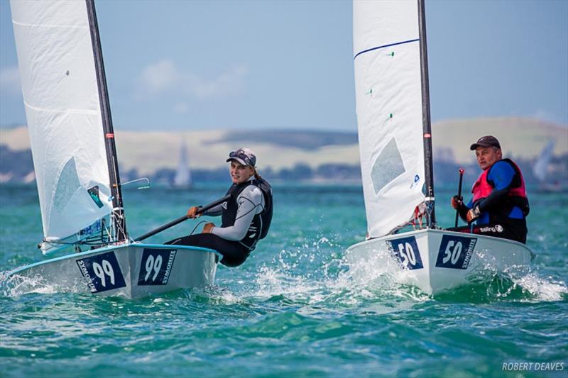 Olivia Christie is the leading woman in 58th overall - Symonite OK Dinghy Worlds, Day 3 - photo © Robert Deaves