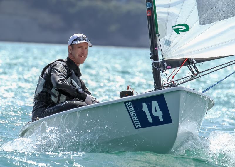 Fredrik Loof (SWE) - Day 3, Symonix OK World Championship, Wakatere Boating Club, February12, 2019 - photo © Richard Gladwell