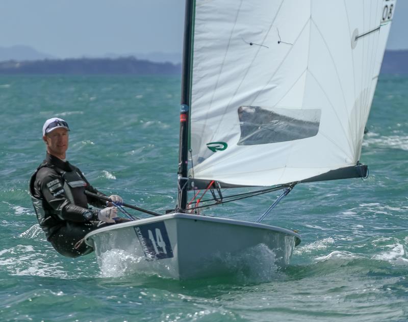 Fredrik Loof (SWE) - Day 3, Symonix OK World Championship, Wakatere Boating Club, February12, 2019 - photo © Richard Gladwell