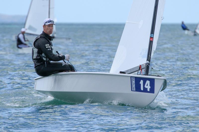 Fredrik Loof (SWE)  - Race 5 winner - Day 3, Symonix OK World Championship, Wakatere Boating Club, February12, 2019 - photo © Richard Gladwell