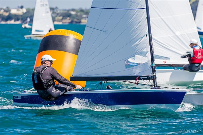 Dan Slater - Symonite OK Dinghy Worlds, Day 4 photo copyright Robert Deaves taken at Wakatere Boating Club and featuring the OK class