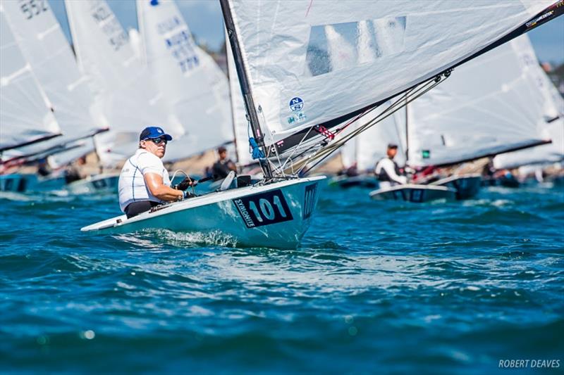 Thomas Hansson-Mild - Symonite OK Dinghy Worlds, Day 5 photo copyright Robert Deaves taken at Wakatere Boating Club and featuring the OK class