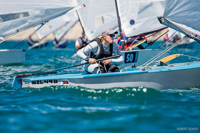 2019 Symonite OK World Championship photo copyright Robert Deaves taken at Wakatere Boating Club and featuring the OK class