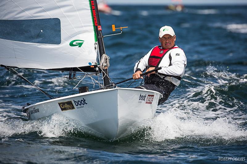 Bo Petersen - OK Dinghy European Championship - Kiel, Germany - photo © Robert Deaves