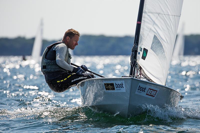 Stefan de Vries - OK Dinghy European Championship - Kiel, Germany - photo © Robert Deaves