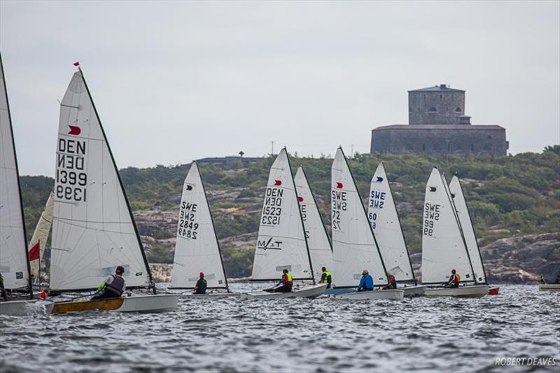 Start of Race 7 - Swedish OK/Finn National Championship photo copyright Robert Deaves taken at  and featuring the OK class