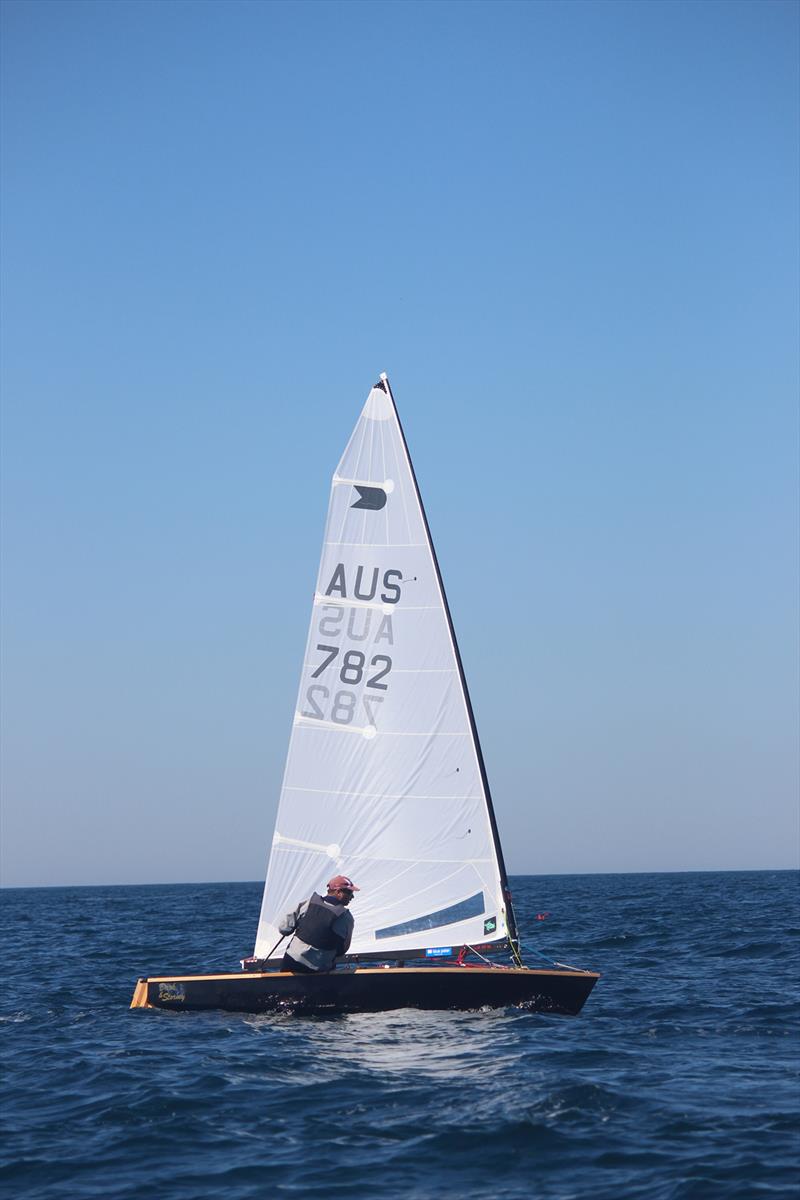 David Vincent takes out the 1st overall PHS place - 2019 International OK Dinghy Queensland Championship photo copyright Virginia Riddle-Cross taken at  and featuring the OK class