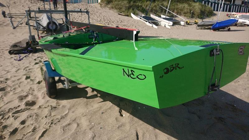 Dave Bourne's home-built OK dinghy - photo © Dave Bourne