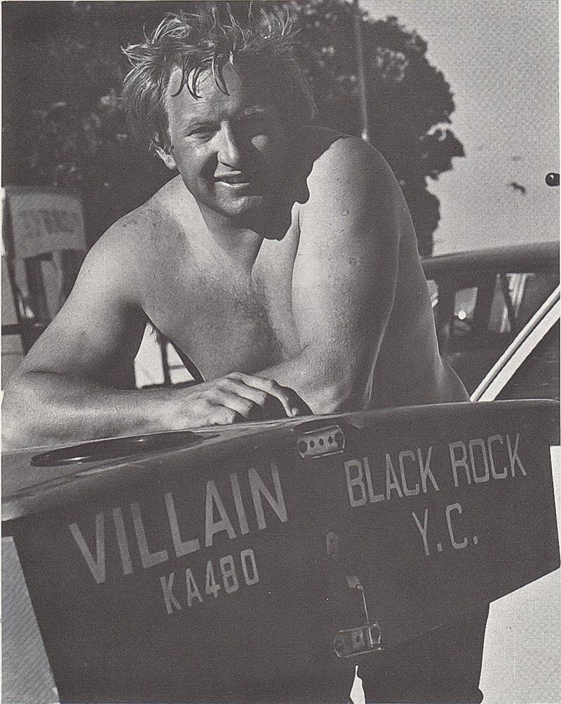 Bill Bell, Australian OK Dinghy Champion after winning Race 4 in the 1977 World OK Championships, Takapuna, Auckland photo copyright Peter Montgomery taken at Takapuna Boating Club and featuring the OK class