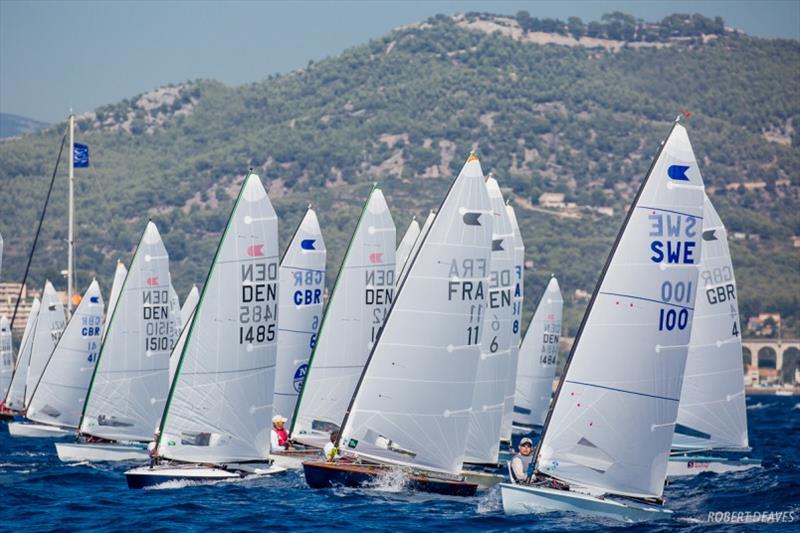 European Championship in Bandol in 2018 photo copyright Robert Deaves taken at Société Nautique de Bandol and featuring the OK class