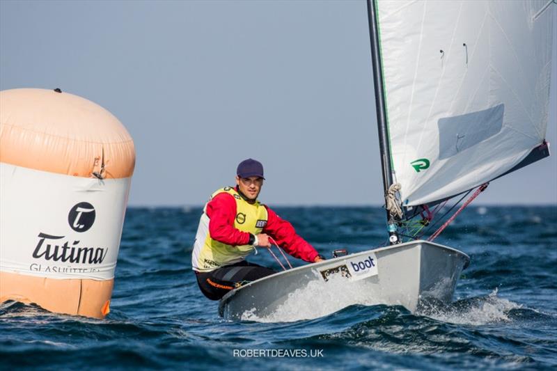 Mads Bendix - Kieler Woche 2020, day 3 photo copyright Robert Deaves taken at Kieler Yacht Club and featuring the OK class