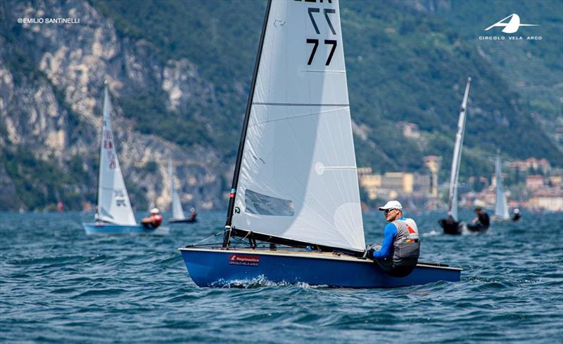 Soenke Behrens - 2021 OK Dinghy International Regatta - Day 2 photo copyright Circolo Vela Arco taken at Circolo Vela Arco and featuring the OK class