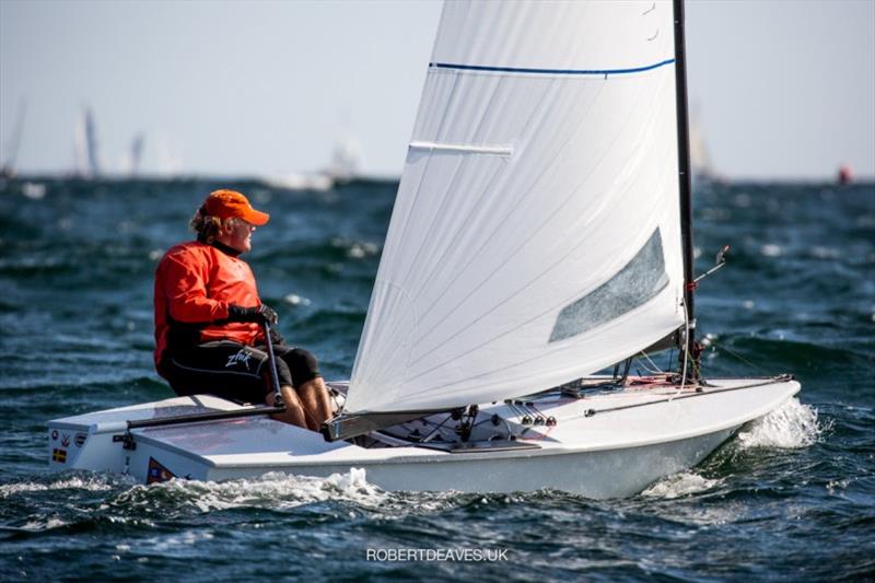 Benjamin Hammerö - OK Dinghy class at Kieler Woche - photo © Robert Deaves