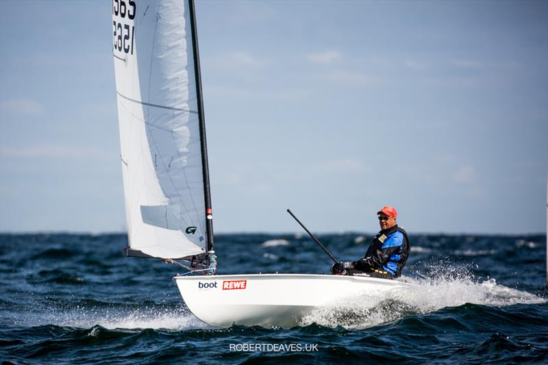 Mogans Johansen - OK Dinghy Euro Series photo copyright Robert Deaves taken at  and featuring the OK class