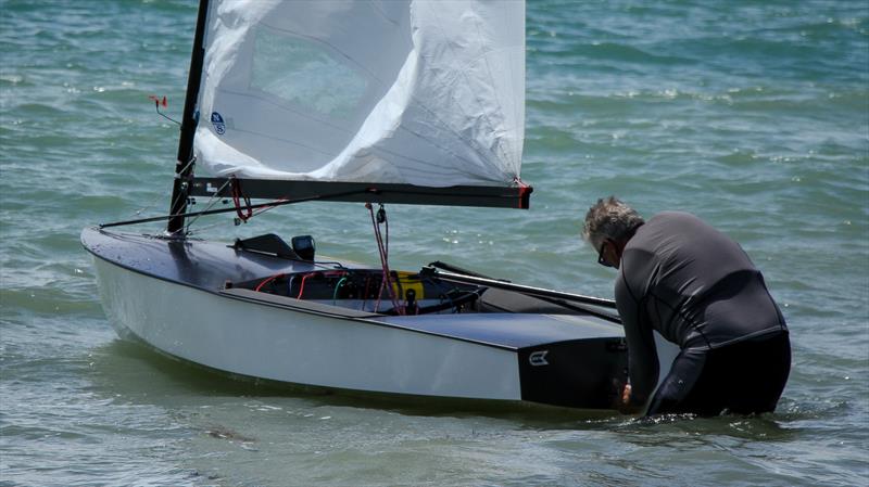 The Maverick floats very high working for both the lighter weight and heavier skippers - OK Dinghy - Wakatere BC October 25, - photo © Richard Gladwell - Sail-World.com/nz