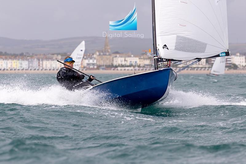 Russ Clark at the 2021 Nationals  photo copyright Weymouth Sailing Club taken at Weymouth Sailing Club and featuring the OK class