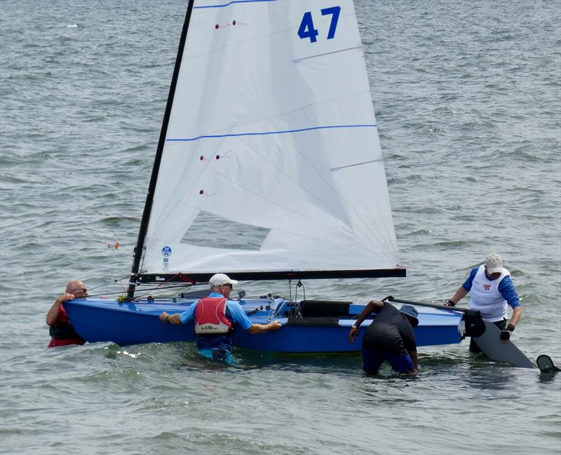 2022 OK Nationals at Herne Bay day 1 photo copyright Jennie Clark taken at Herne Bay Sailing Club and featuring the OK class