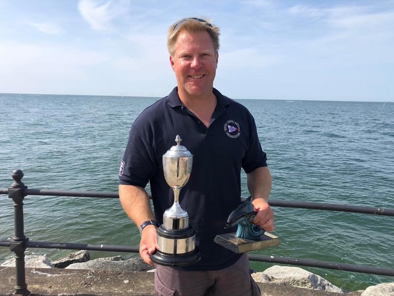 Russ Clark win the 2022 OK Nationals at Herne Bay - photo © Jennie Clark