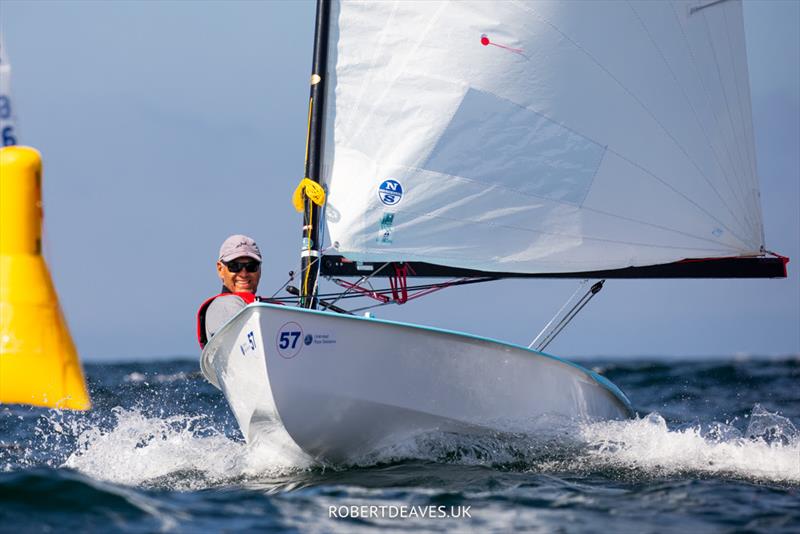 André Budzien, GER - OK Dinghy Worlds in Marstrand day 3 - photo © Robert Deaves