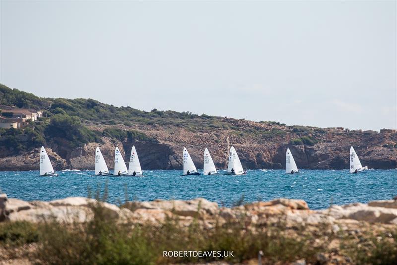 OK Dinghy Europeans - Early training in Bandol - photo © Robert Deaves / www.robertdeaves.uk